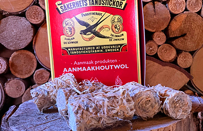 Milieuvriendelijke aanmaakwol te koop