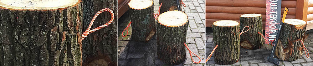 Kloofblokken hakblokken van eikenhout te koop