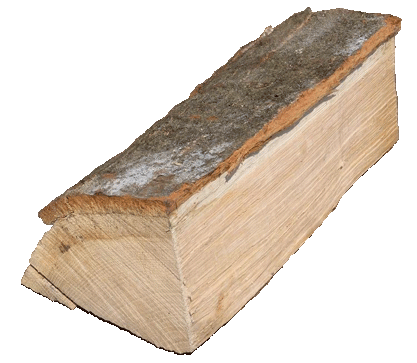 stook schoon droog hout in houtkachel of openhaard